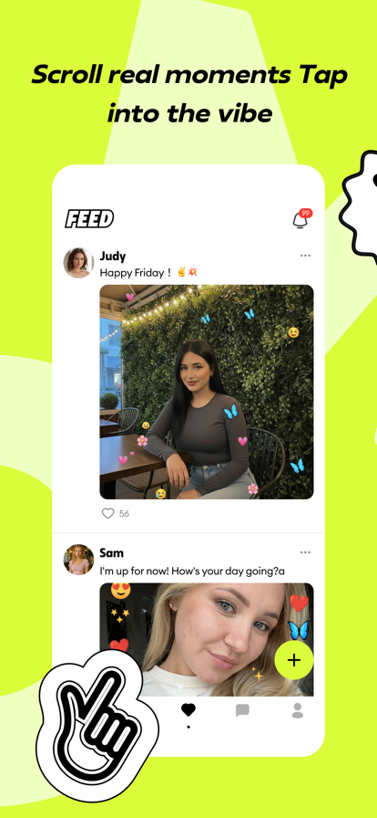 Moments feed